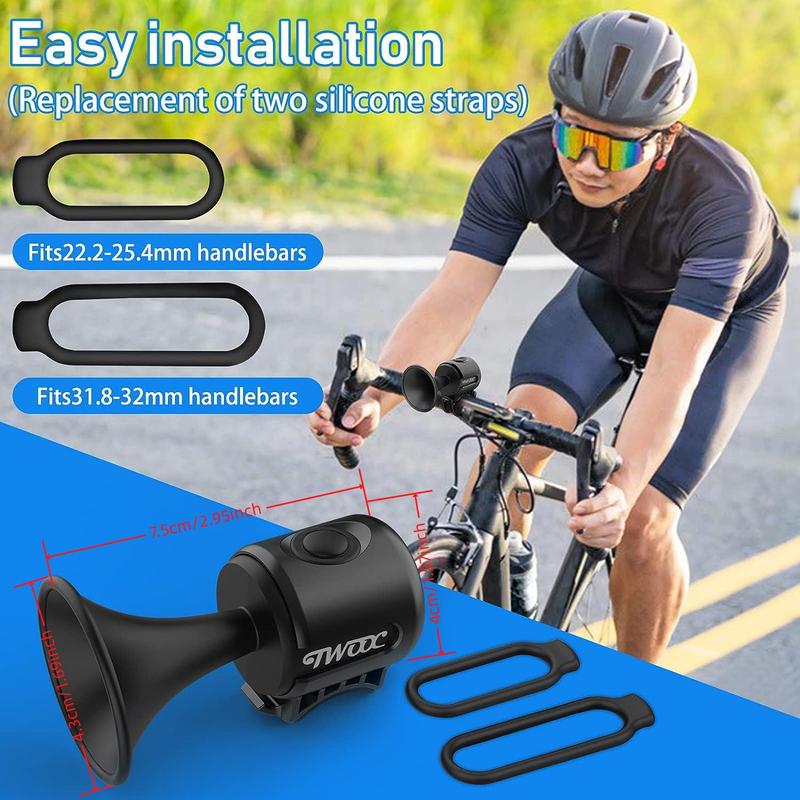 Bicycle Electric Horn, 1 Count Portable Loud Sound Bicycle Bell, Waterproof Safety Bicycle Horn, Bicycle Accessories