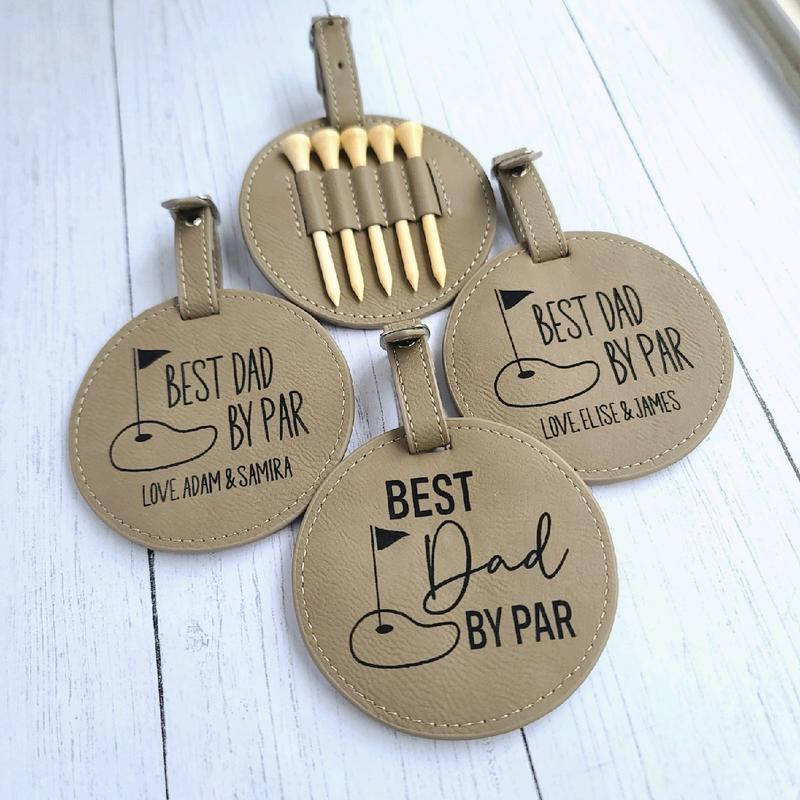 Best Dad By Par Golf Tee Holder, Personalized Gift For Dad From Kids, Golf Gift Ideas, Best Grandpa By Par, Best Uncle, Sports Gift