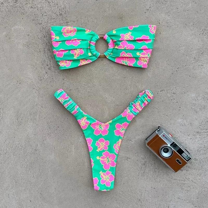 Micro Bikini Push Up Women Swimsuits 2024 Sexy Female Swimwear Brazilian Bikini Set Thong Biquini Swimming Suits Beachwear