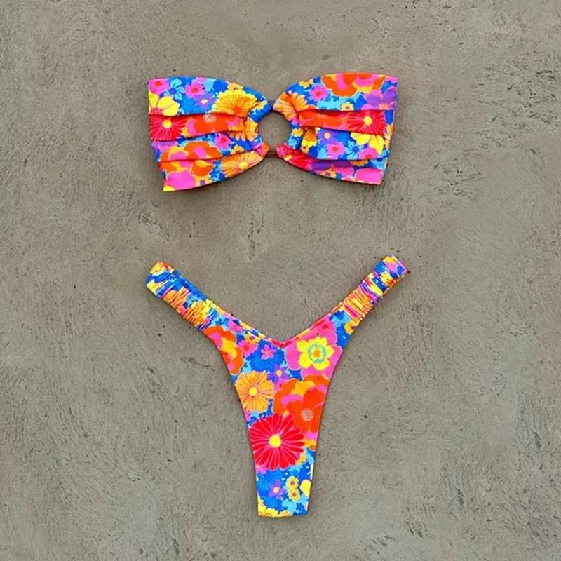 Micro Bikini Push Up Women Swimsuits 2024 Sexy Female Swimwear Brazilian Bikini Set Thong Biquini Swimming Suits Beachwear