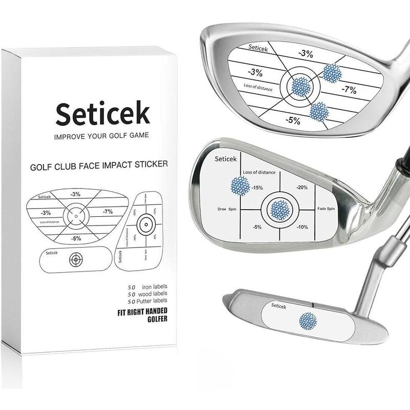 Golf Impact Tape Labels Self-Teaching Sweet Spot and Consistency Analysis  Improve Golf Swing Accuracy and Distance Choose Between 150 Pc and 300 Pc