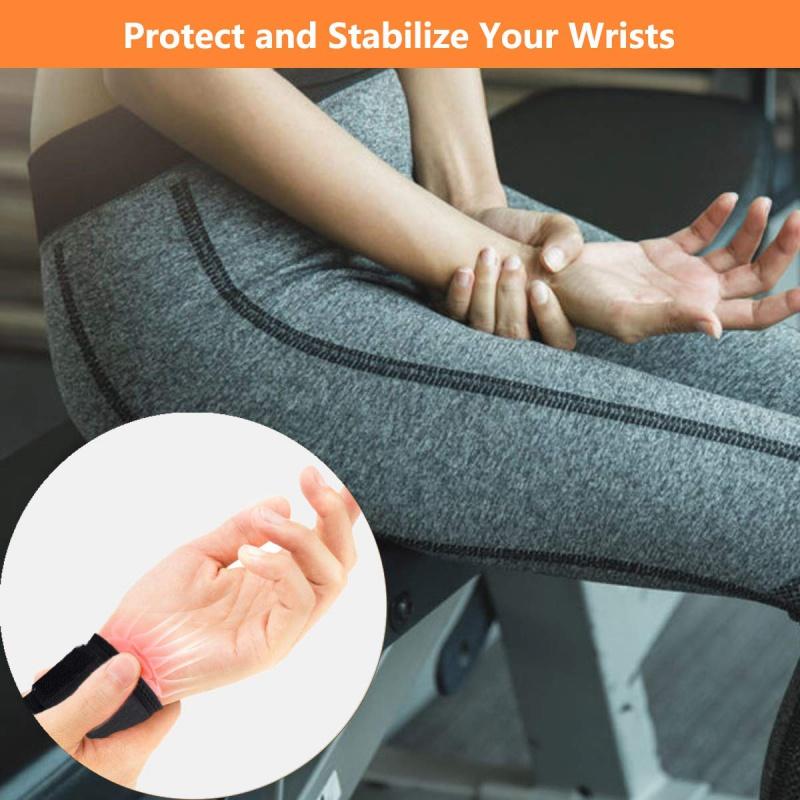 Wrist Brace, 2 PACK Wrist Wraps for Carpal Tunnel for women and men. Wrist Straps for Weightlifting, Working Out and Pain Relief. Flexible, Highly Elastic, Adjustable, Comfortable and Multi-Functional