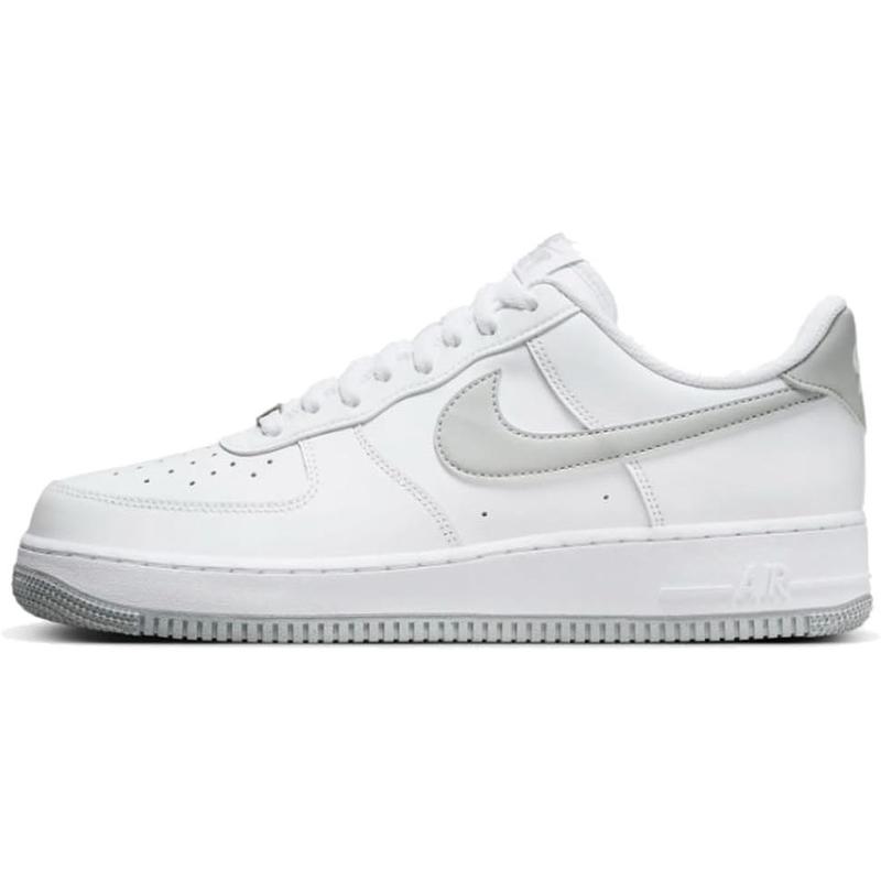 Men's Nike Air Force 1 '07 White Lt Smoke Grey-White (FJ4146 100)