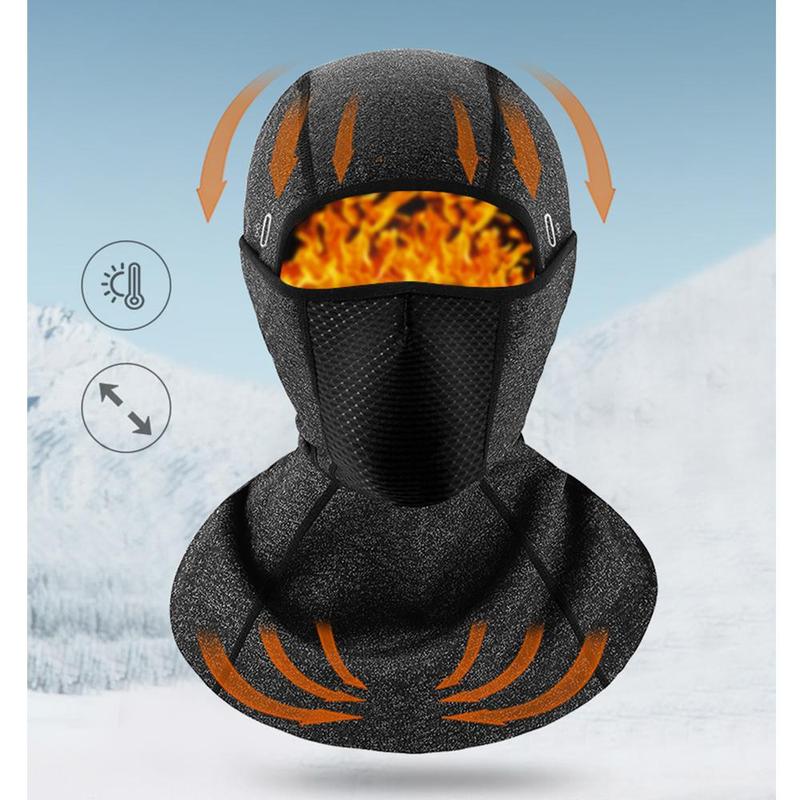 Winter Warm Face Mask, Thickened Balaclava, Windproof & Keep Warm Outdoor Cycling Ski Hiking Head Protection Mask, Trendy Matching Balaclava Face Mask Sports Accessories, Outdoor Accessories, Christmas Gift