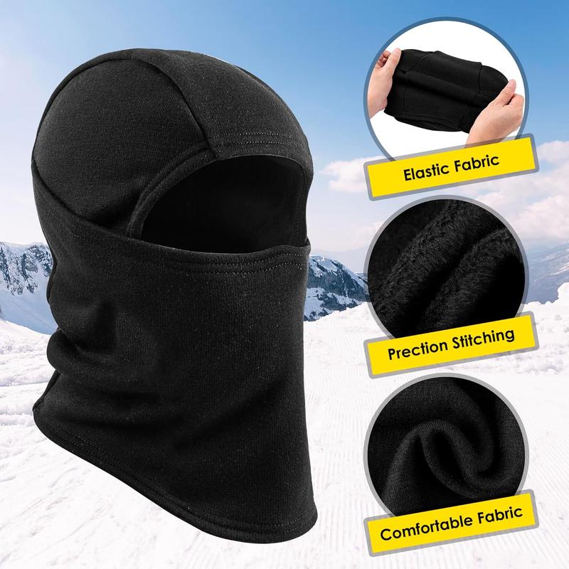 Ski Mask Balaclava for Kids Cold Weather Warm and Winter Windproof Fleece Caps Boys Girls Full Face Mask 2 Packs