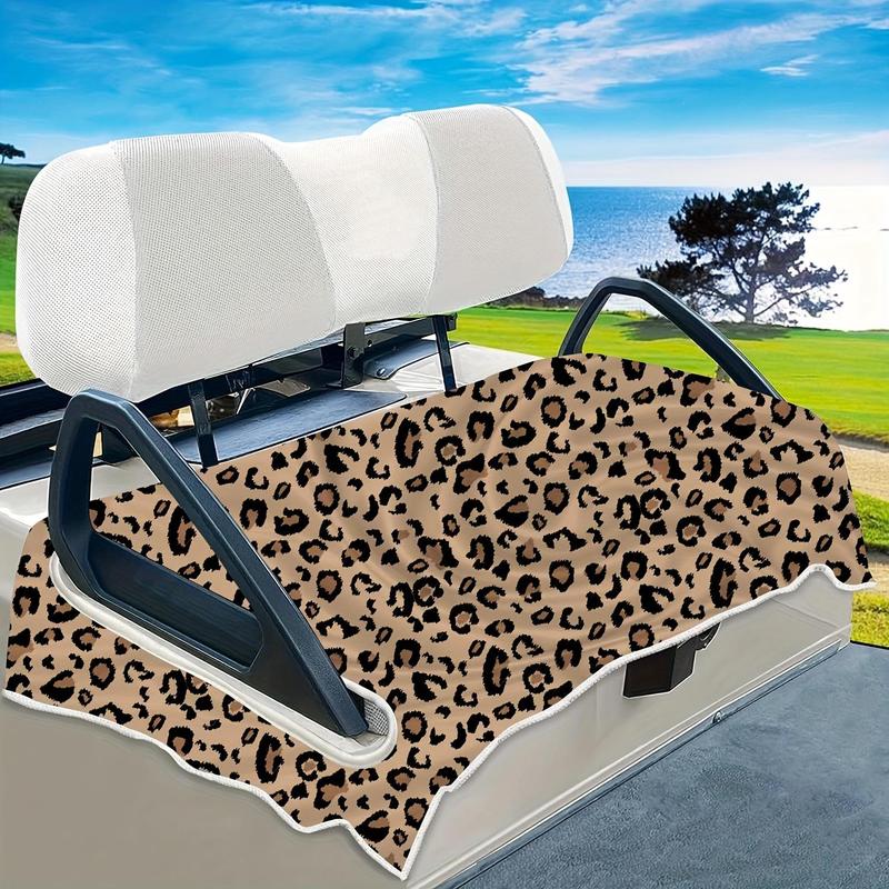 Golf Cart Seat Cover, Golf Cart Seat Towel Blanket with Holes, Super Durable & Soft, Easy Install and Clean, Suitable for Most EZGO, Yamaha & Club Car