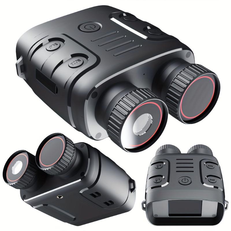 Night Vision Binoculars, Hunting Night Vision Goggles, 5X Digital Zoom, 1080P, Infrared Night Vision, Monocular 100% Visibility In The Dark 984 Feet