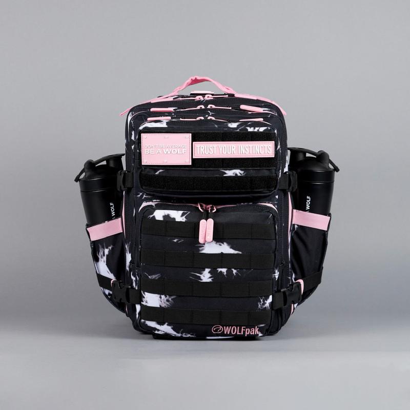 25L Backpack Black Lightning Knockout Pink