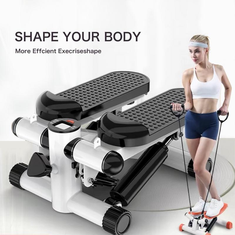 Mini Stepper for Exercise  Hydraulic Fitness Stepper with LCD Monitor