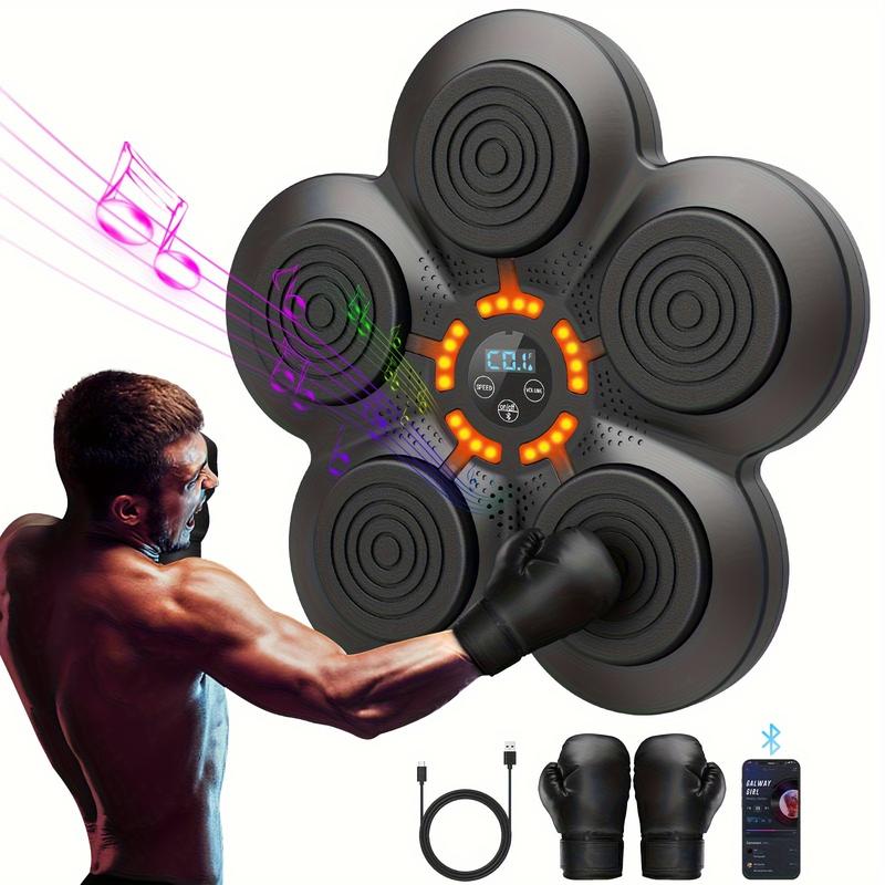 Upgrade Design Intelligent Music Boxing Machine For Adults, Boxing Machine With Boxing Gloves, Wall Mounted Boxing Trainer, Electronic Boxing Target Fitness Striking Equipment For Home, Indoor And Gym Use