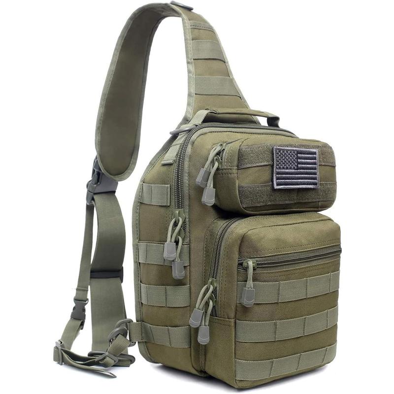 Tactical Sling Bag Pack Military Rover Shoulder Sling Backpack Molle Assault Range Bags Chest Pack Day Pack Diaper Bag