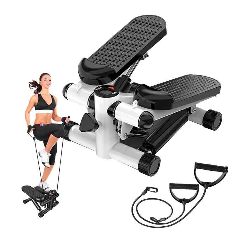 Mini Stepper for Exercise  Hydraulic Fitness Stepper with LCD Monitor