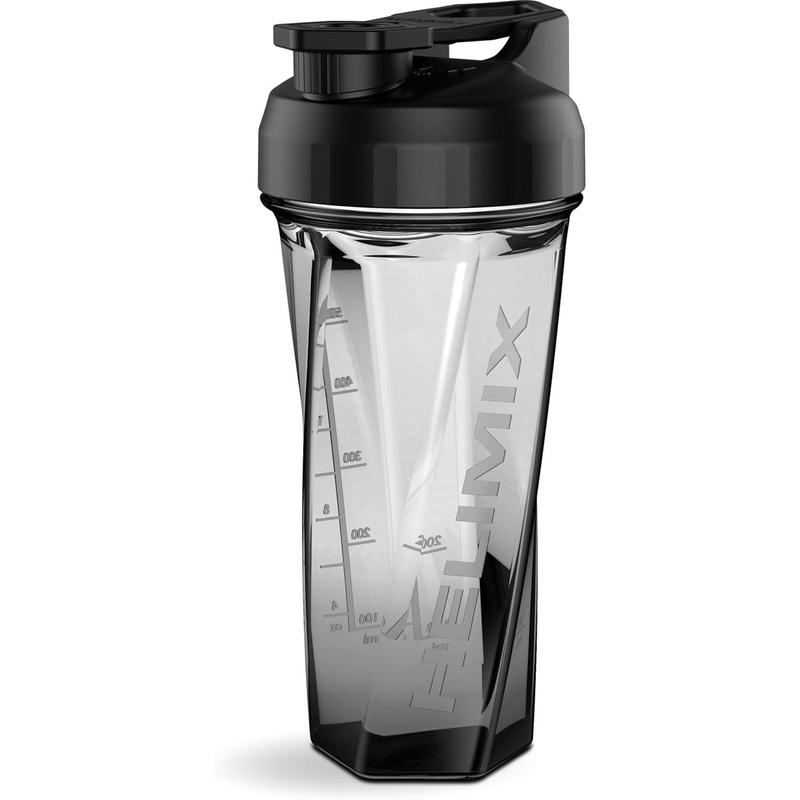 HELIMIX 2.0 Vortex Blender Shaker Bottle Holds upto 28oz | No Blending Ball or Whisk | USA Made | Portable Pre Workout Whey Protein Drink Cup | Mixes Cocktails Smoothies Shakes | Top Rack Safe