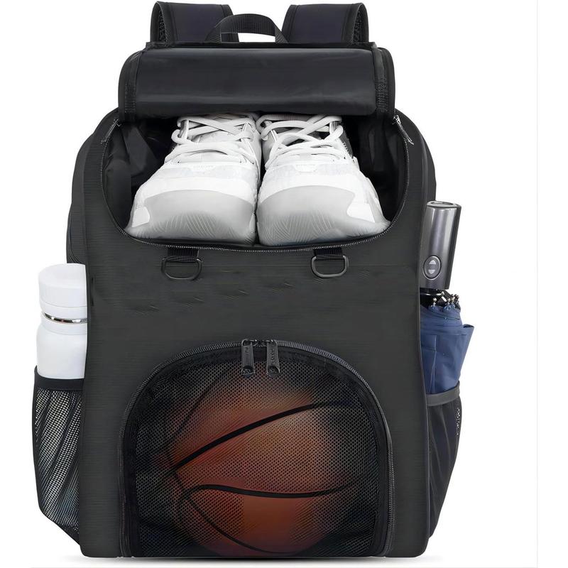 Basketball Bag, Large Basketball Backpack with Shoe Compartment and Ball Holder for daughter son, Water Resistant Soccer Bag for Sport Training Equipment Fits Volleyball Football Gym