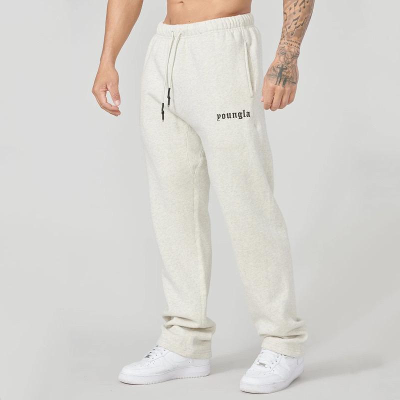 216 Eternal No Cuff Sweats Cotton Fabric Fleece Menswear Soft Elastic Joggers Loose Trouser Underwear hellcat sweats rolled sweatpants