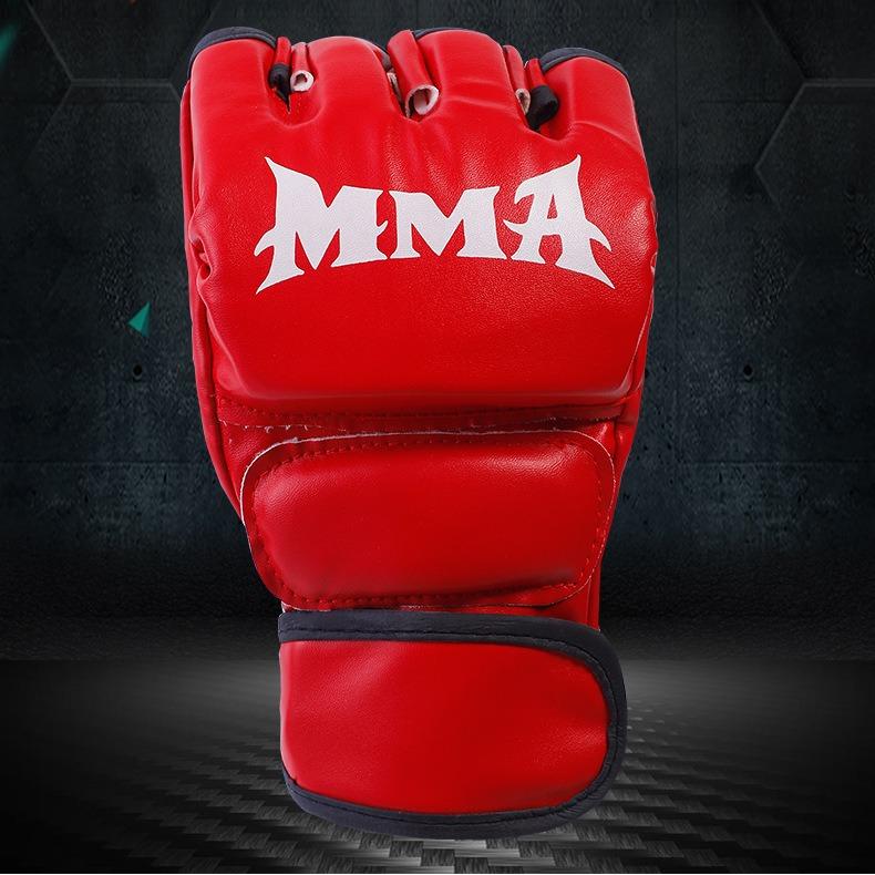 Half finger boxing gloves, UFC boxing gloves for adult children Sandboxing, MMA boxing gloves for Muay Thai boxing training