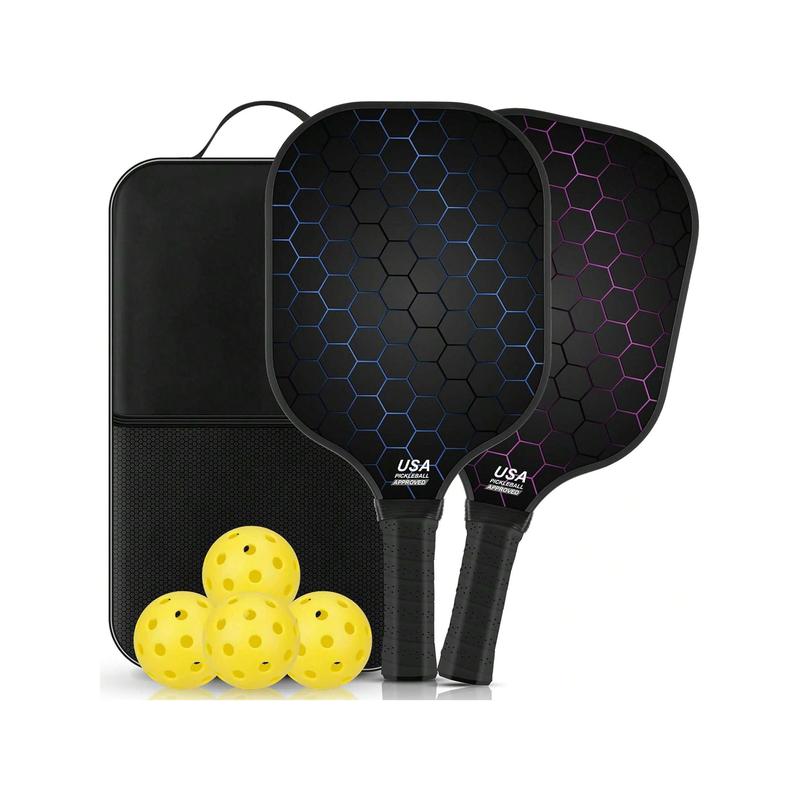 Pickleball Paddles Set Of 2 99.9% T300 Carbon Fiber USAPA Approved Pickle Ball Paddle Indoor Outdoor Rackets Pickleballs Racquet Gifts