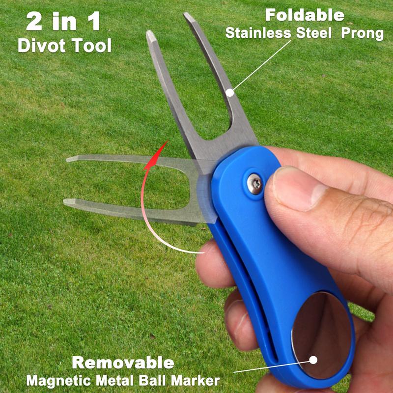 Arttodo Golf Divot Repair Tool with Magnetic Ball Marke, golf accessories, golf tool