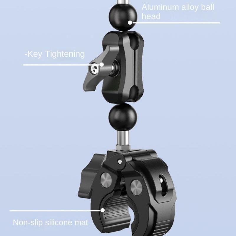 Action Camera Bracket, Motorcycle Handlebar Camera Mount, Riding Bracket, Bicycle Motorcycle Handlebar Mount, Camera Accessories