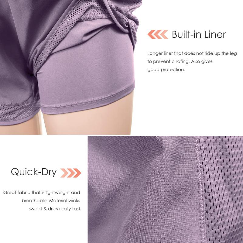 Women Y2K Running Sport Shorts High Waist Breathable Mesh Sweat Fitness Shorts Elasticity 2 in 1 Pants Yoga Sports Shorts Casual Gym Quick Dry Shorts