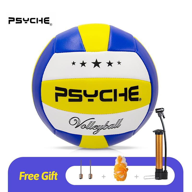 PSYCHE Volleyball For Beginner Volleyball Girl Volleyball Boys Official Size 5 Soft Volleyball Games Indoor Outdoor Beach Park Training Volleyball