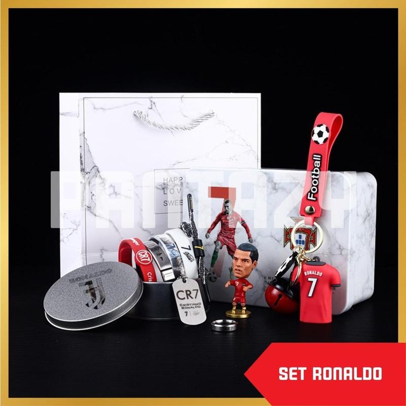 Ronaldo, Messi, Neymar Football Gift Set: Complete 12-Piece Collection