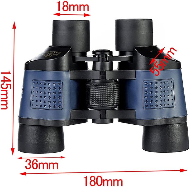 Night Vision Binoculars for Adults 60X60 10000M Professional Waterproof High Power Optical Telescope for Stargazing, Bird Watching, Concerts, Football, Sightseeing, Hunting with Carrying Bag