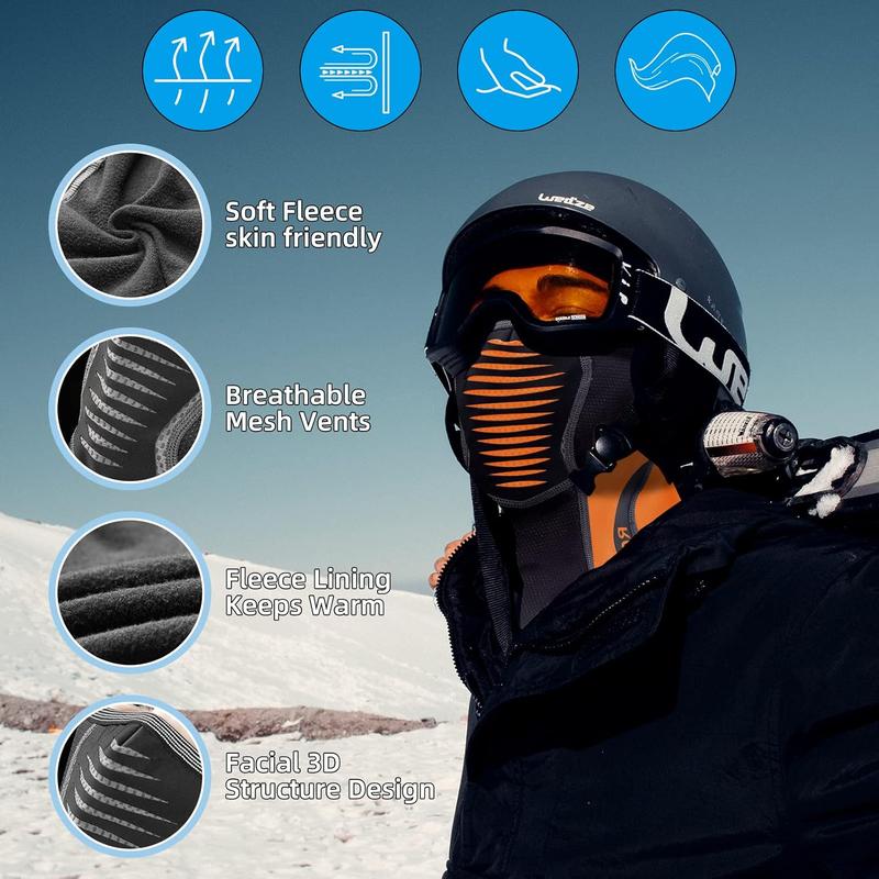 Ski Mask Cold Weather Balaclava Windproof Fleece Thermal  Mask Men Women Winter  Gaiter  Riding