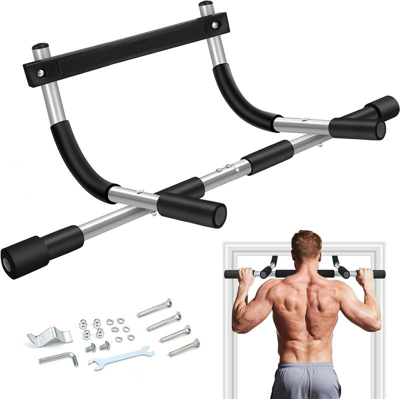 Upgrade Doorway Pull Up Bar - Max Capacity 440 lbs, Portable Fitness Workout Bar