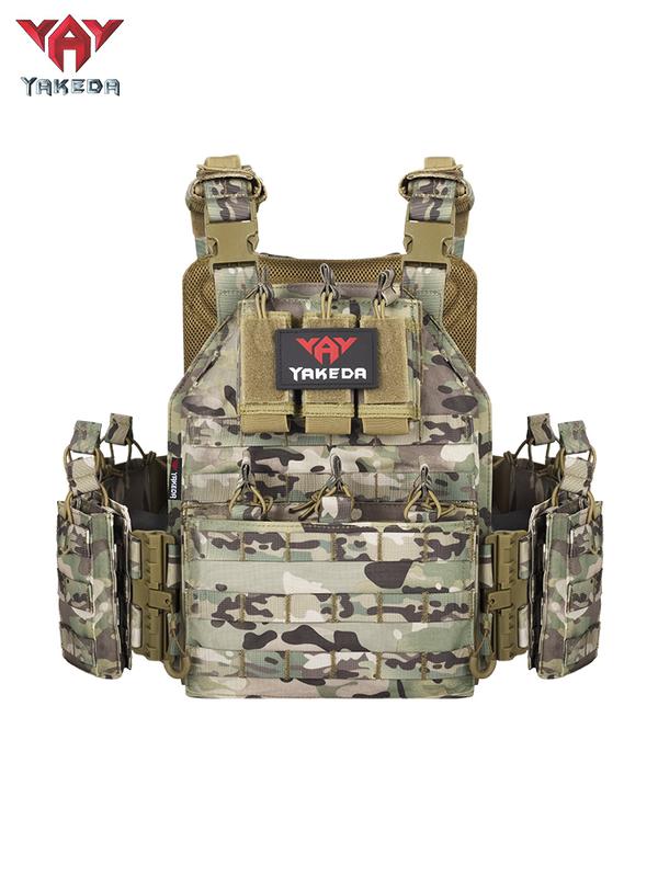 YAEKDA VT-6026-1 Outdoor Sports Vest for Men and Women, Protection Secure VEST, Tactical Training Vest