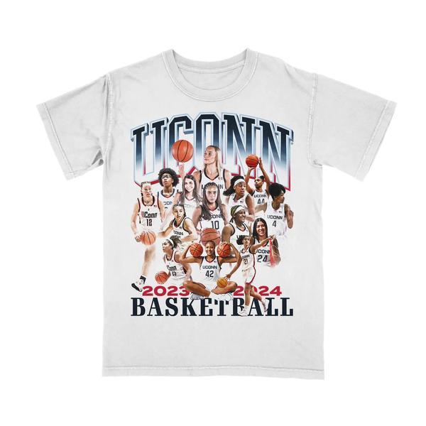 Official UCONN Women's Basketball Team Short Sleeve Tshirt Collection - 2023-2024 Season T-Shirt