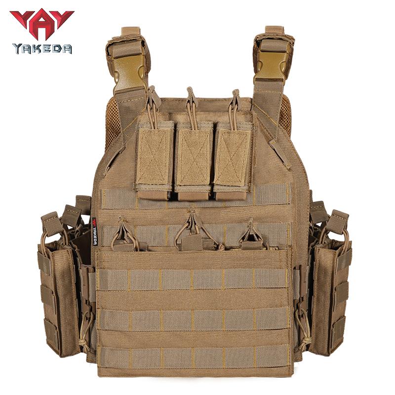 YAEKDA VT-6026-1 Outdoor Sports Vest for Men and Women, Protection Secure VEST, Tactical Training Vest