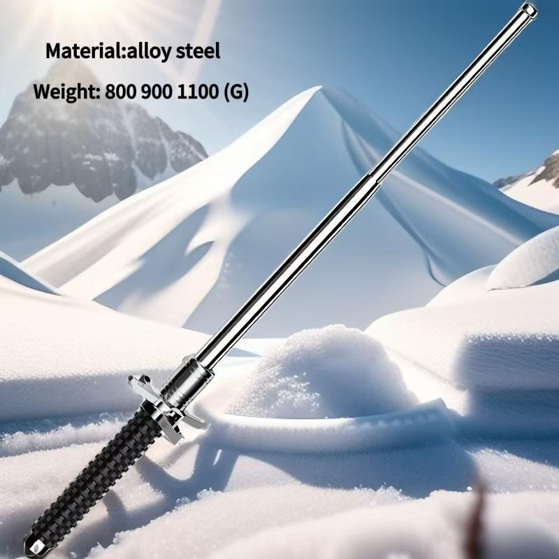 Walking Stick Hiking Staff  - Outdoor Retractable Trekking Pole alloy steel