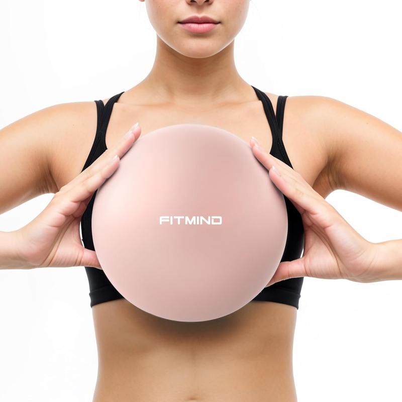 HZB Pilates Ball 10 Inches Small Exercise Ball,Core Ball with Inflation Straw, Barre Ball,Bender Ball for Yoga, Stability, Fitness, Ab, Core,Workout,Physical Therapy