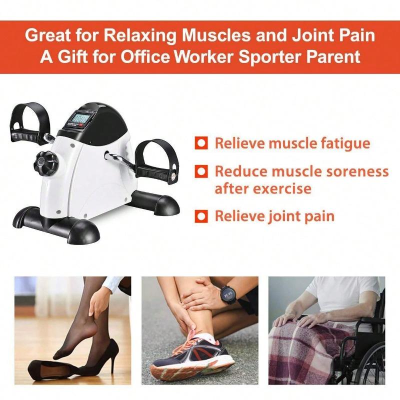 1PC Undertable Bicycle Pedal Exercise Machine Portable Home Fitness Bicycle Pedal Exercise Machine Foot Pedal Portable Bicycle Leg Pedal Hand Portable Mini Bicycle