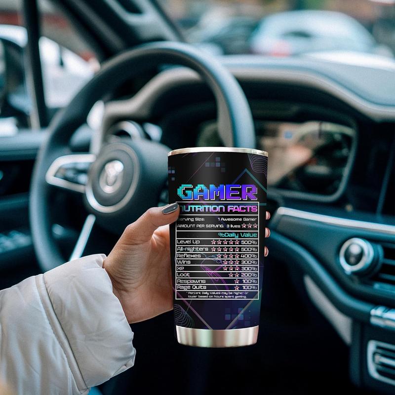 Gamer Tumbler 20oz Gaming Mugs Gamer Gifts For Men - Teen Boys Gift Ideas Video  Gifts For Men - Teenage Boy Birthday Gifts For Teen Boys Gifts For Gamers Gamer Girl Gifts - Gifts For Gamers Men