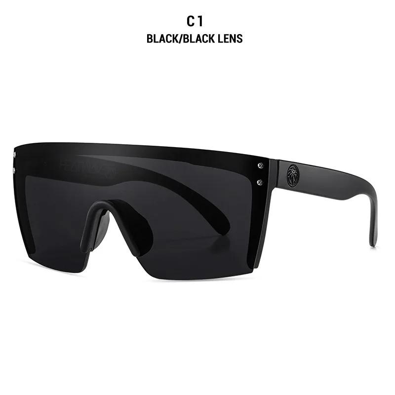 Classic fashion hot sale cycling goggles high quality real film outdoor sports heat wave sunglasses UV400 glasses