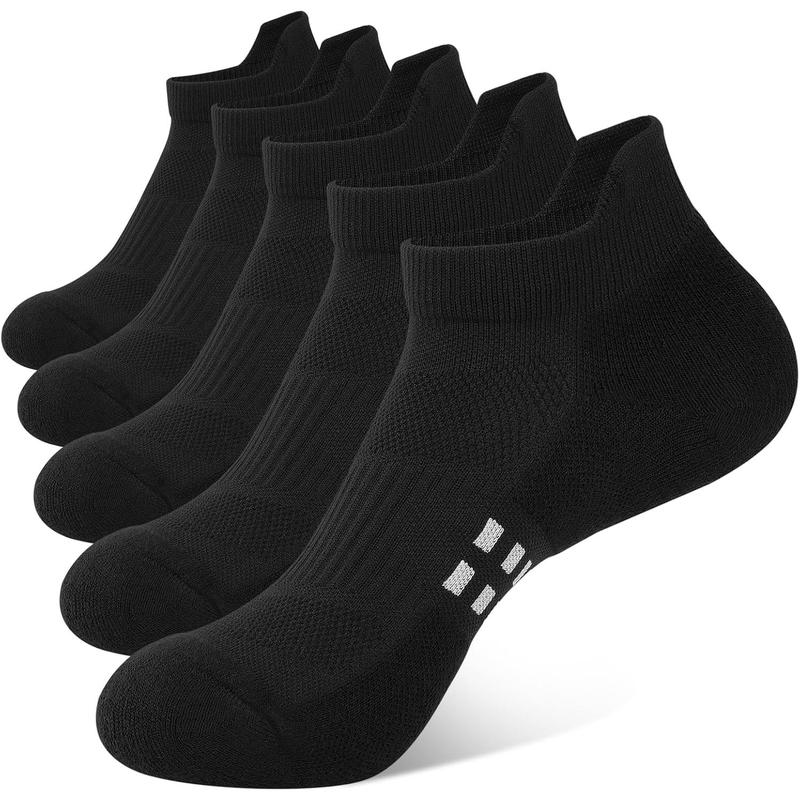 Ankle Compression Socks for Women Running Athletic Socks Low Cut with Arch Support 5 Pairs