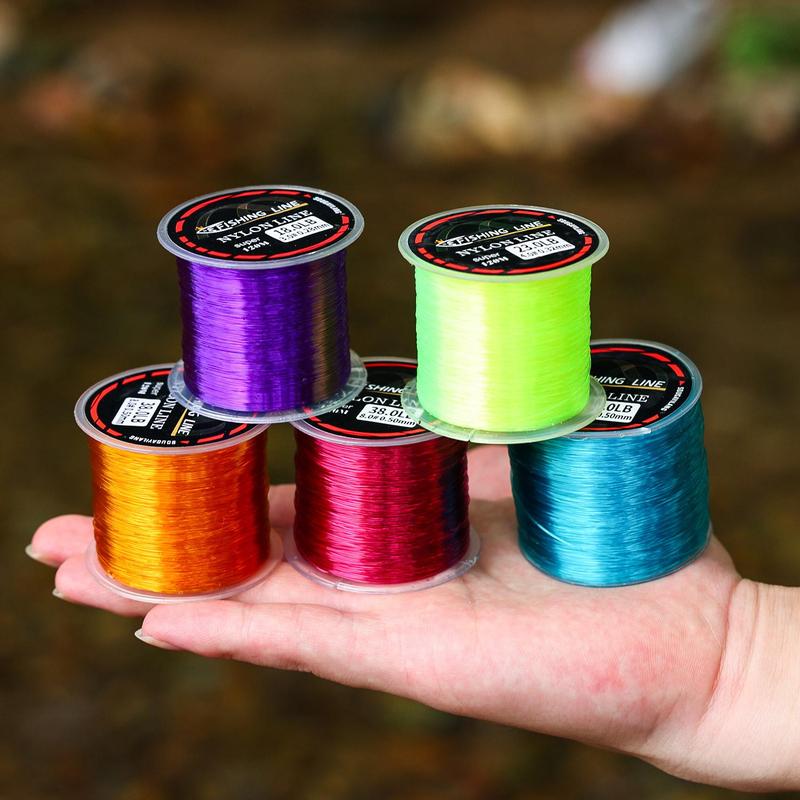 120m Monofilament Fishing Line, 1 Count Abrasion Resistant Super Strong Nylon Line, Fishing Line for Freshwater Or Saltwater Outdoor Fishing