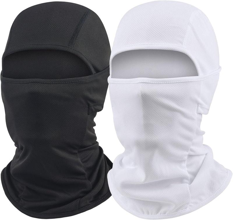 2 Pack Ski Mask for Men Women Balaclava  Mask Summer Shiesty Mask Full  Mask for   Sun UV Protection