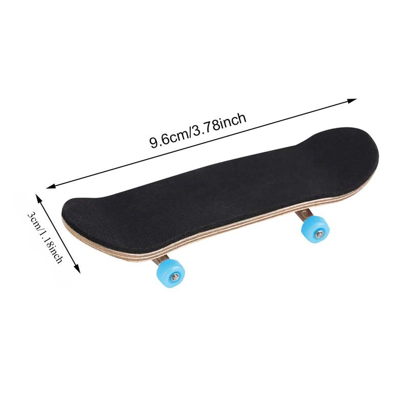 Wooden Finger Skateboard, 1 Count Finger Skateboard Toy, Finger Skateboard for Boys & Girls, Skateboard Toy for Indoor & Outdoor