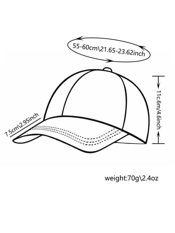 Bowknot Embroidery Baseball Cap, Casual Outdoor Sports Hat for Men & Women, Adjustable Sun Protection Cap for Daily Wear