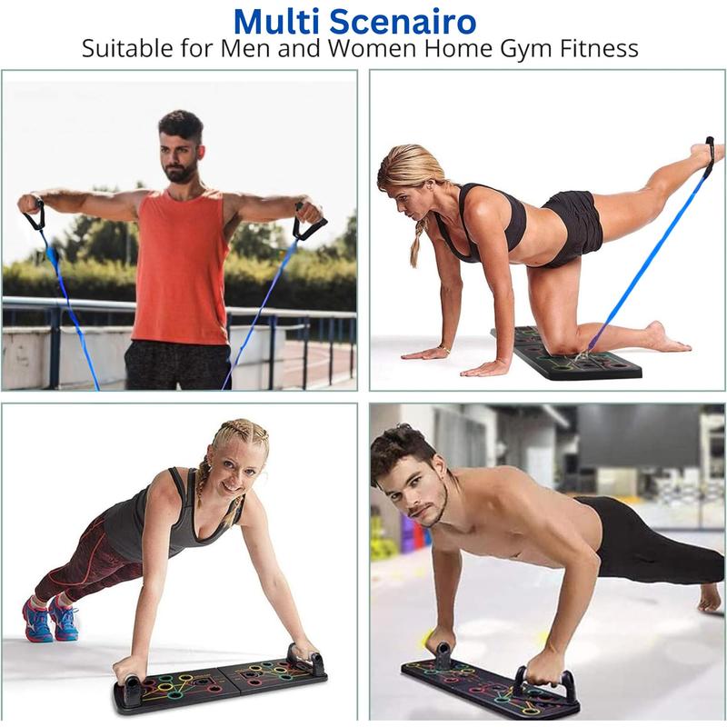 Push Up Board Fitness, Portable Foldable Push Up Bar at Home Gym, Pushup Handles for Floor. Professional Strength Training Equipment For Man and Women