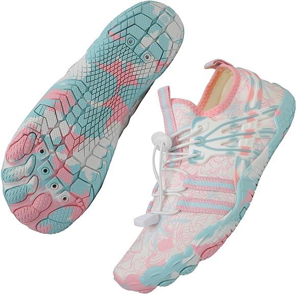 Water Shoes for Women Men Beach Shoes Women Swim Shoes Pool Shoes River Shoes Barefoot Shoes Quick Dry Slip-on for Pool Beach Surf Water Park Yoga