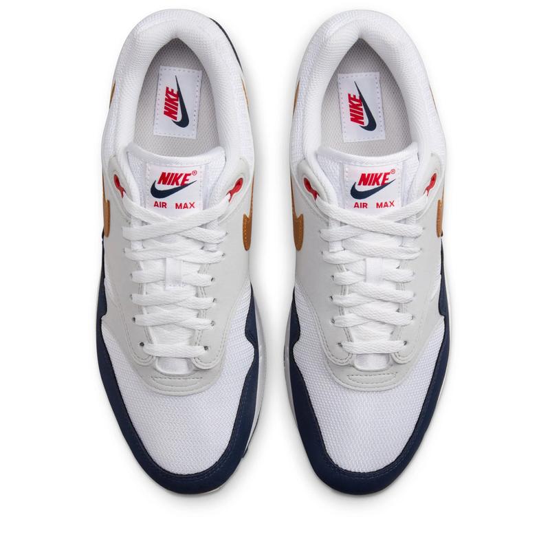 Nike Air Max 1 Olympic Obsidian White Light Smoke HM9604-400 Mens Fashion Sneakers New