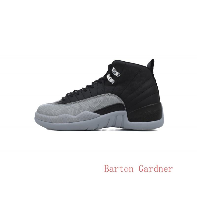 Jordan 12 winter popular black gray fashionable retro sports shoes, wear-resistant and shock-absorbing basketball shoes Bestsellers on Sale