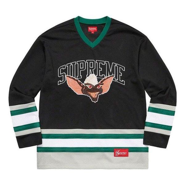 [Delivering After Christmas] Supermeme Gremlins Black Hockey Printed Jersey for Men - High-Quality and Timeless Gift Option