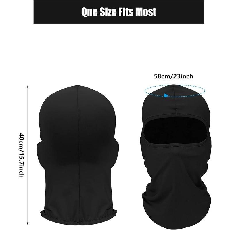 9 Count Ski Mask for Men Balaclava Face Mask Summer Face Mask Balaclava Full Face Mask Breathable Hood for Outdoor Use