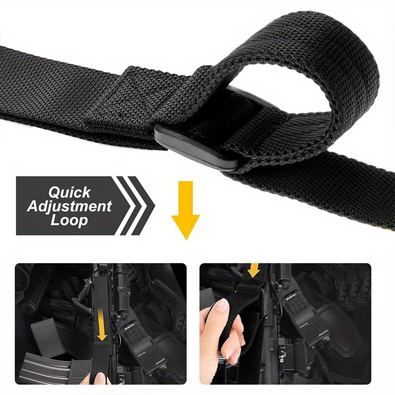 2 pcs 2-Point Sling Quick Adjust with Swivels, 2 PCS Sling Mount Straps with Fast Adjust Thumb Loop