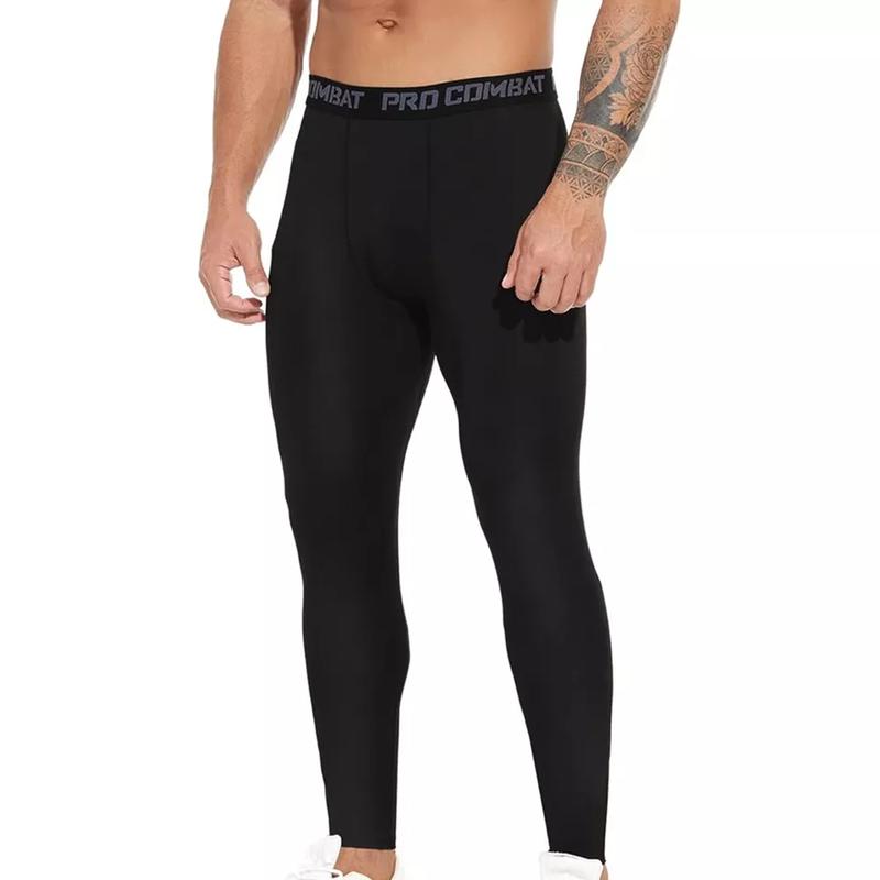 2 Pack Mens Compression Pants Sports Athletic Training Running Quick Dry Leggings